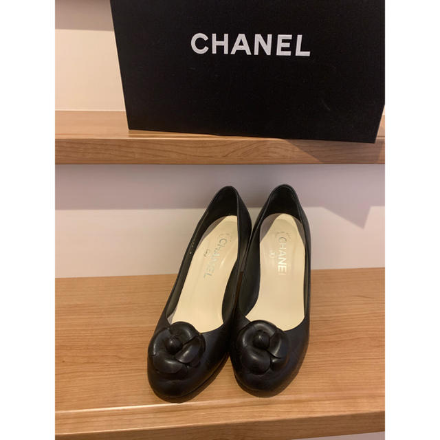 CHANEL カメリアパンプス サイズ36