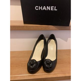 シャネル(CHANEL)のCHANEL カメリアパンプス サイズ36(ハイヒール/パンプス)