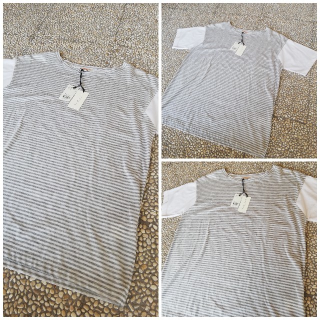 Ron Herman(ロンハーマン)のU様専用DEMYLEE ボーダーTシャツ　新品タグ付　ピマコットン メンズのトップス(Tシャツ/カットソー(半袖/袖なし))の商品写真