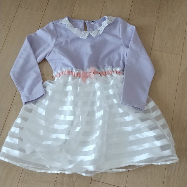 西松屋(ニシマツヤ)の女の子 ワンピース 110cm キッズ/ベビー/マタニティのキッズ服女の子用(90cm~)(ワンピース)の商品写真