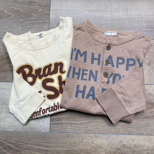 Branshes(ブランシェス)のブランシェス　ロンＴ2枚セット キッズ/ベビー/マタニティのキッズ服男の子用(90cm~)(Tシャツ/カットソー)の商品写真