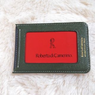 ロベルタディカメリーノ(ROBERTA DI CAMERINO)の【Roberta di Camerino】パスケース定期入れ(牛革)(名刺入れ/定期入れ)