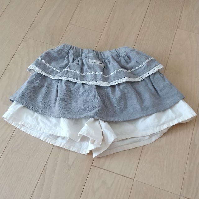 女の子キュロットスカート 100cm キッズ/ベビー/マタニティのキッズ服女の子用(90cm~)(スカート)の商品写真