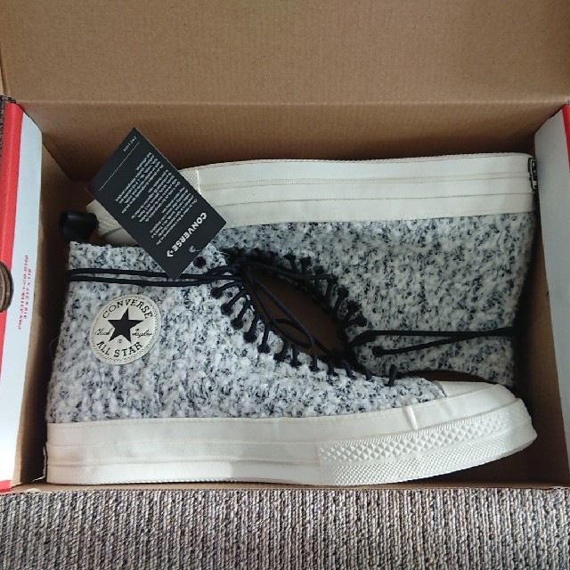 CONVERSE chuck 70 hi boucle wool 27cm