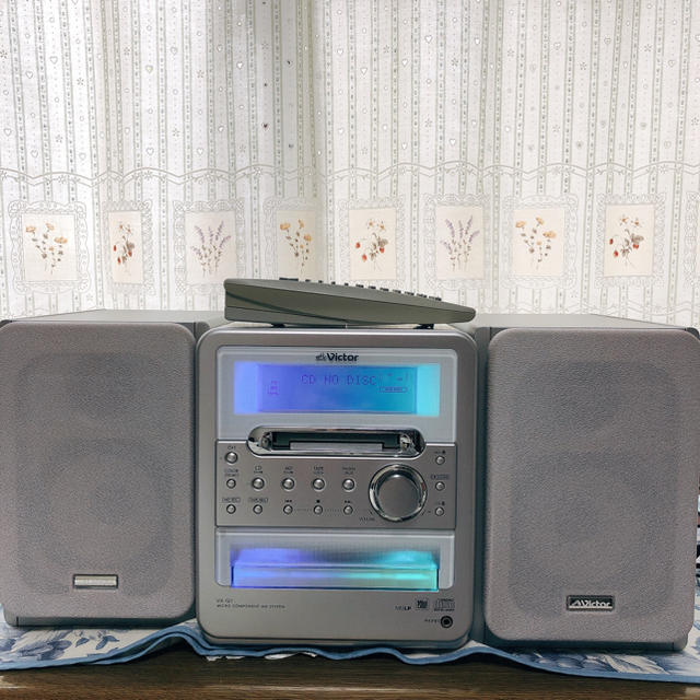 Victor(ビクター)のryo様専用　Victor MDコンポ　CD カセットテープ　ラジオ スマホ/家電/カメラのオーディオ機器(スピーカー)の商品写真