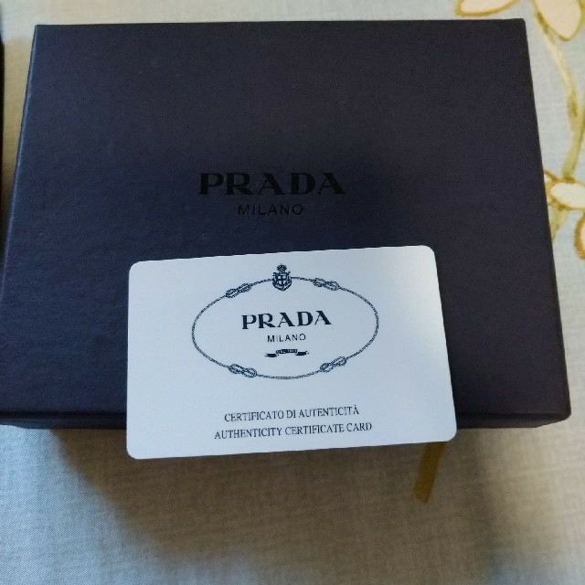 PRADA(プラダ)のプラダ財布革×ナイロン2つ折 レディースのファッション小物(財布)の商品写真