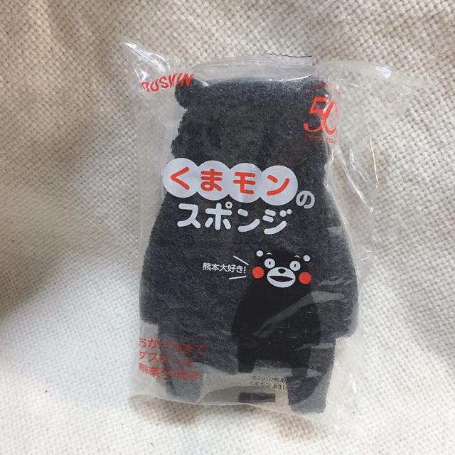 未使用  くまモン  スポンジ エンタメ/ホビーのおもちゃ/ぬいぐるみ(キャラクターグッズ)の商品写真