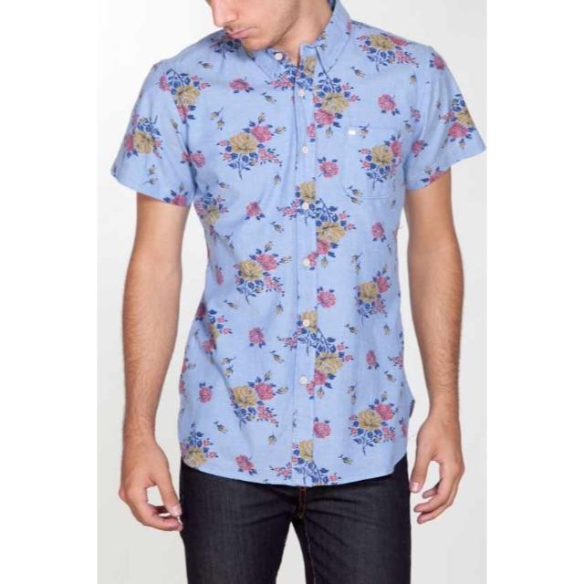 OBEY(オベイ)の新品 OBEY Meadowlark S/S Flora shirt S メンズのトップス(シャツ)の商品写真