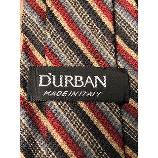 ダーバン(D’URBAN)の【Durban】 ネクタイ トリコロールのナロータイ(ネクタイ)