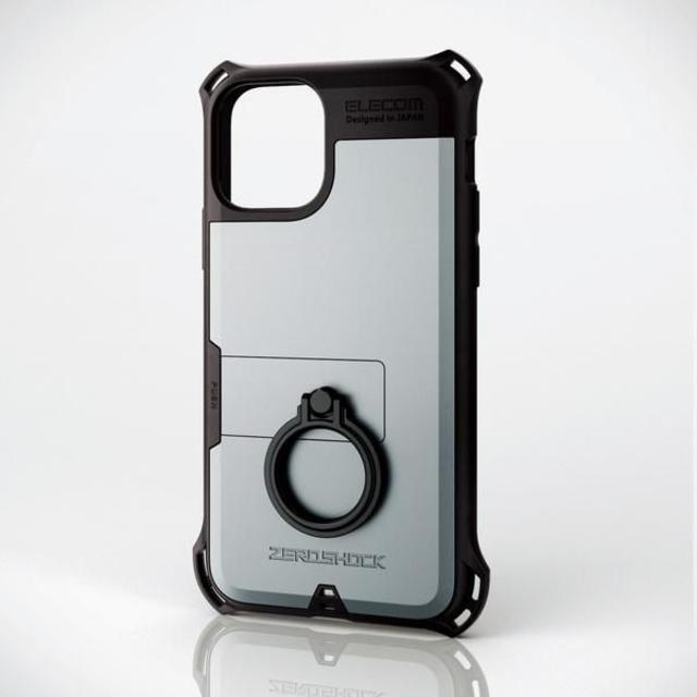 ELECOM(エレコム)のiPhone 11 Pro ケース ZEROSHOCK 脱着式 スマホリング付き スマホ/家電/カメラのスマホアクセサリー(iPhoneケース)の商品写真