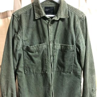 ザラ(ZARA)のZARA MEN コーデュロイジャケット(緑)(テーラードジャケット)