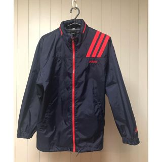 アディダス(adidas)の☆ adidas ☆フード付きウィンドブレーカー150      ★お値下げ★(ジャケット/上着)