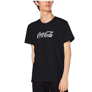 コカコーラ(コカ・コーラ)の 半袖 クルーネック ロゴ　Tシャツ メンズ (Tシャツ/カットソー(半袖/袖なし))