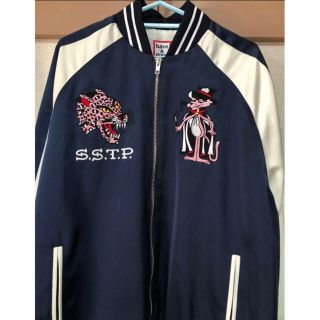 have a good time  SATIN SKA JACKET NAVY