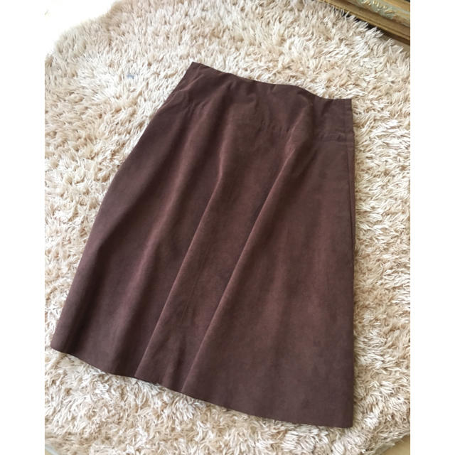 ROSE BUD(ローズバッド)のROSEBUD♡フェイクスエードスカート レディースのスカート(ひざ丈スカート)の商品写真
