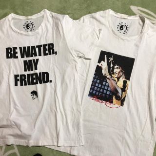 ジーユー(GU)のGU L Tシャツ　ブルースリー２枚(Tシャツ/カットソー(半袖/袖なし))