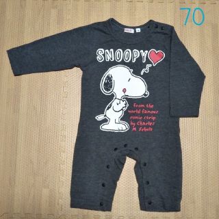 スヌーピー(SNOOPY)のスヌーピー カバーオール 70(カバーオール)