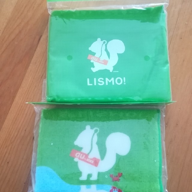 au(エーユー)のLISMO　　エコバッグ　タオルハンカチ レディースのバッグ(エコバッグ)の商品写真
