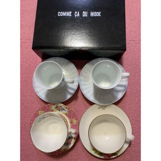 ロイヤルアルバート(ROYAL ALBERT)のカップ&ソーサー 4客 ROYAL ALBERT / コモサ 他 新品 未使用(グラス/カップ)