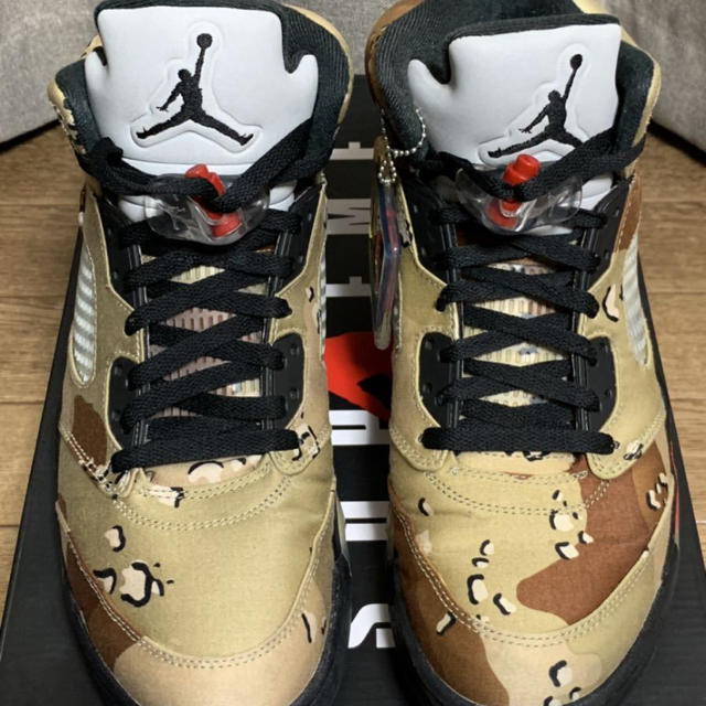 レシート有り　15AW SUPREME AIR JORDAN 5  US11