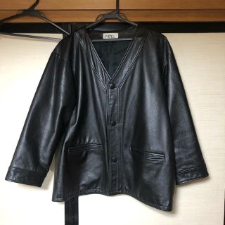 深緑(ふかみどり) KIDILL ベースボールレザージャケット | www