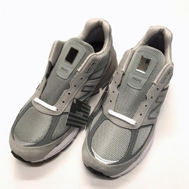 【新品・未使用品】ニューバランス 990 V5 GL/グレー 10.5/28.5