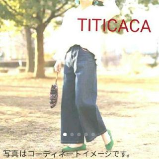 チチカカ(titicaca)のTITICACA デニム ワイドパンツ　(Ｍサイズ)(デニム/ジーンズ)