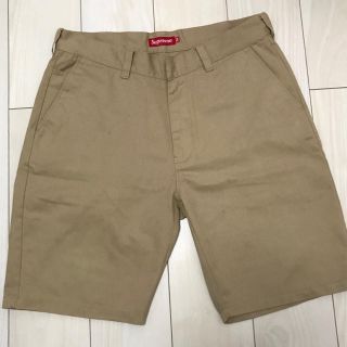 シュプリーム(Supreme)のSUPREME - Work Short Tan W34(ショートパンツ)