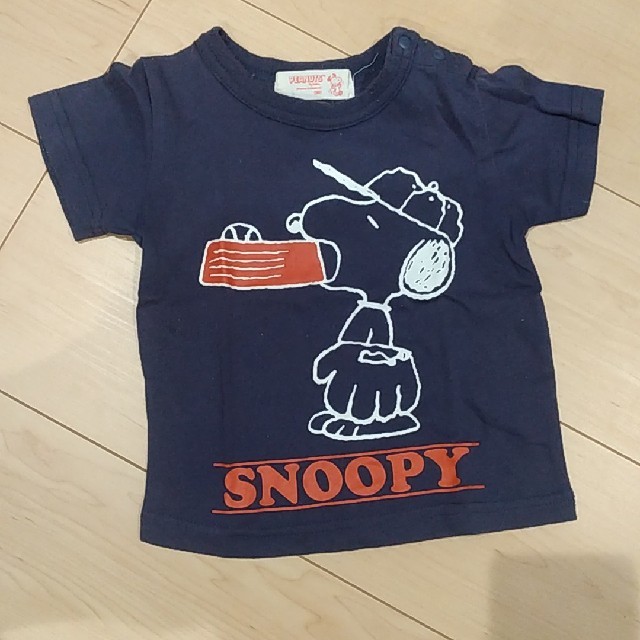 SNOOPY(スヌーピー)のティ－シャツ　80　セット キッズ/ベビー/マタニティのベビー服(~85cm)(シャツ/カットソー)の商品写真