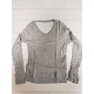 ディーゼル(DIESEL)の DIESEL（ディーゼル）Vネック ロングTシャツ(Tシャツ/カットソー(七分/長袖))