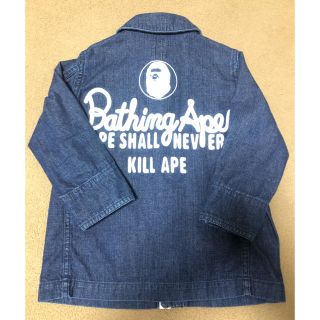 アベイシングエイプ(A BATHING APE)の専用　デニムシャツ　100センチ(ジャケット/上着)