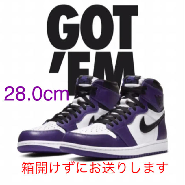 Nike Air Jordan 1 Court Purple靴/シューズ