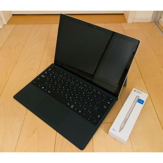 マイクロソフト(Microsoft)のSurfacePro 6 本体/純正タイプカバー/純正ペン/Office未使用(ノートPC)