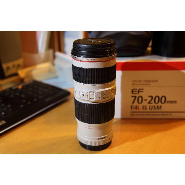Canon(キヤノン)のキヤノン EF70-200mm F4L IS USM スマホ/家電/カメラのカメラ(レンズ(ズーム))の商品写真