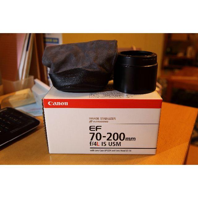 Canon(キヤノン)のキヤノン EF70-200mm F4L IS USM スマホ/家電/カメラのカメラ(レンズ(ズーム))の商品写真