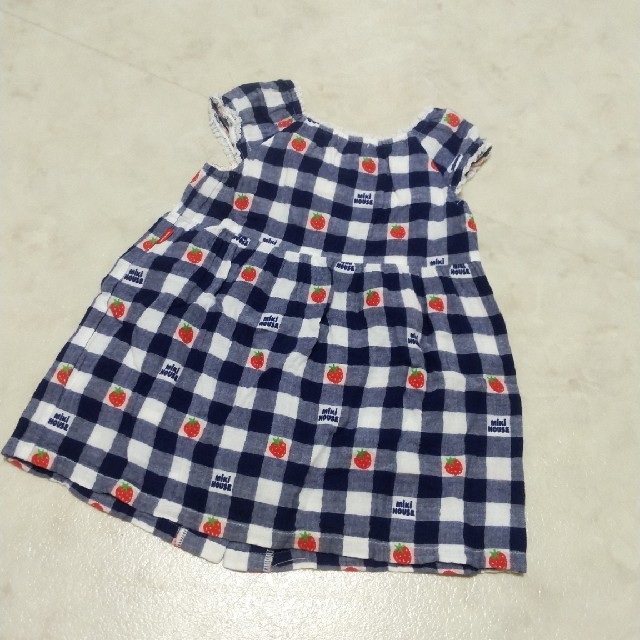 mikihouse(ミキハウス)のミキハウス ワンピース 90 キッズ/ベビー/マタニティのキッズ服女の子用(90cm~)(ワンピース)の商品写真