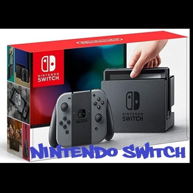 新品未使用　新型switch本体　新型ニンテンドー スイッチ　グレー