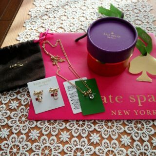 ケイトスペードニューヨーク(kate spade new york)のケイトスペード☆イヤリング&ネックレス(イヤリング)