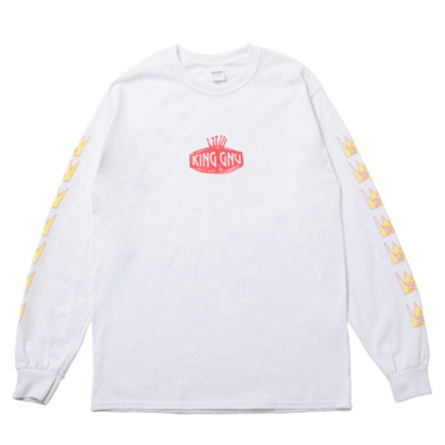 GILDAN - King Gnu ロンT 白 Lサイズの通販 by P's shop GILDAN - King Gnu ロンT 白 Lサイズの通販 by P's shop