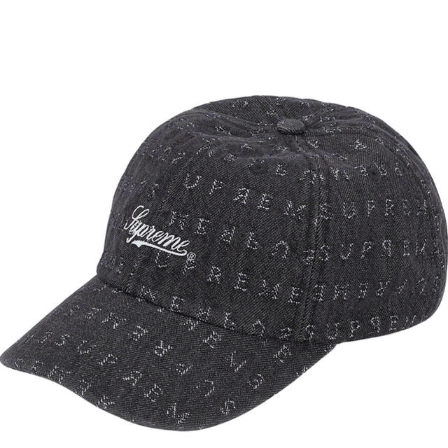 Supreme Jacquard Logos Denim 6-Panel