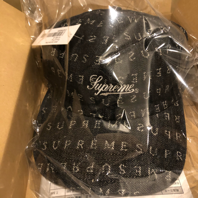 Supreme Jacquard Logos Denim 6-Panel