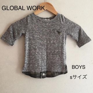 グローバルワーク(GLOBAL WORK)のグローバルワーク グレー Tシャツ s(Tシャツ/カットソー)