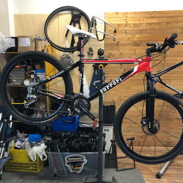 Ferrari(フェラーリ)の送料込に変更しました  COLNAGO Ferrari カーボンバックMTB スポーツ/アウトドアの自転車(自転車本体)の商品写真