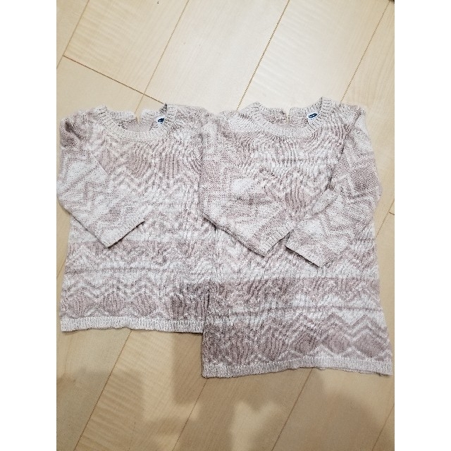 Old Navy(オールドネイビー)のニットワンピース　70-80 90 キッズ/ベビー/マタニティのキッズ服女の子用(90cm~)(ワンピース)の商品写真