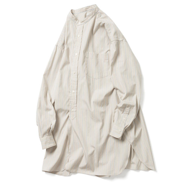 最終価格　leno&co BAND COLLAR BIG SHIRT