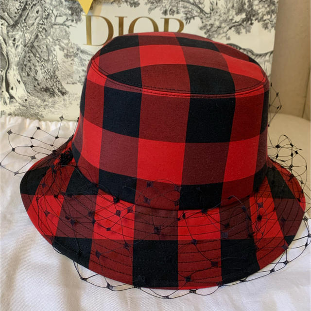 DIOR クリスチャンディオール ボブハット レース チェック www ...