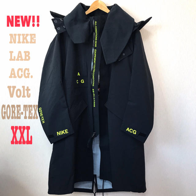 NIKE(ナイキ)のXXL相当 NIKELAB ACG GORE-TEX VOLT JACKET 黒 メンズのジャケット/アウター(モッズコート)の商品写真