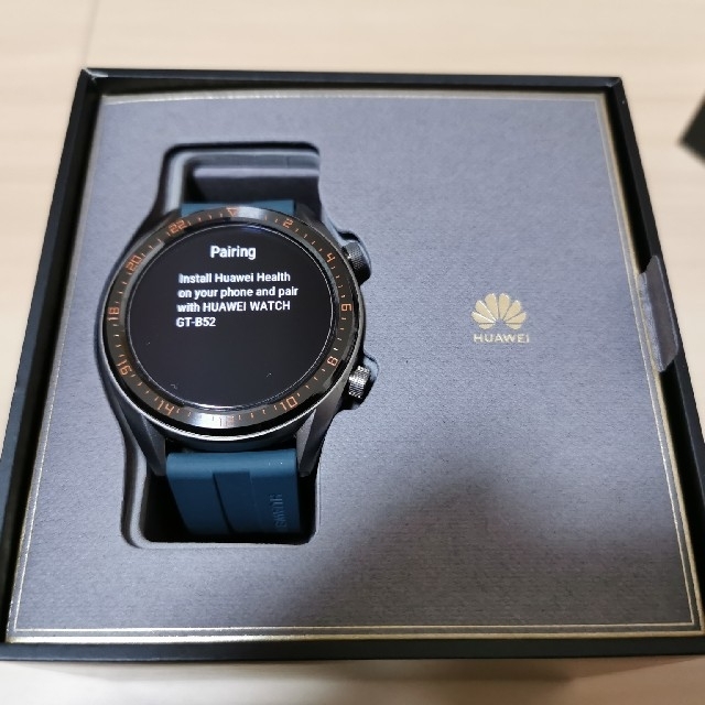 超美品！□海外版huawei watch GT46mm□チタニウムグレー メンズの時計(腕時計(デジタル))の商品写真