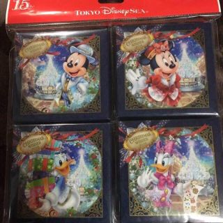 ディズニー(Disney)の 【新品・未開封】ディズニーシー　15周年　クリスマス　メモ　セット　  (キャラクターグッズ)