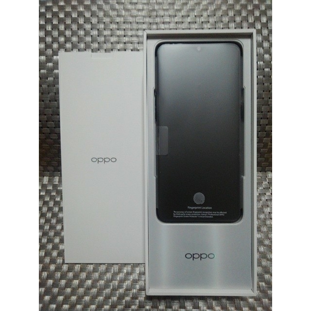 モバイル OPPO reno A 128GB 6GB ブラック。スマートフォン本体